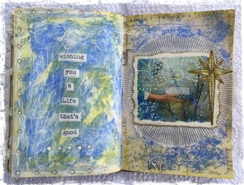 Magpie's Nest Patty Szymkowicz Collage with journaling